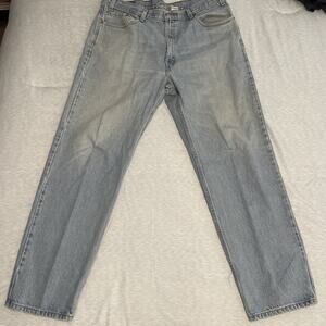 Vintage Y2K Levi’s 550 Jeans Relaxed Fit Straight Leg Blue Denim 40x32